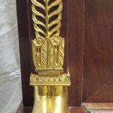 Acajou Library of Cuba Scd Empire decorated with 50 gilded bronzes