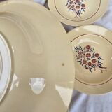 Deep plates x6 "Francine" Badonviller