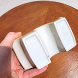 Beige ceramic vase