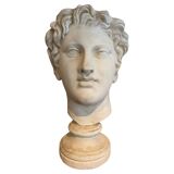 Very large Stucco head of a Roman figure