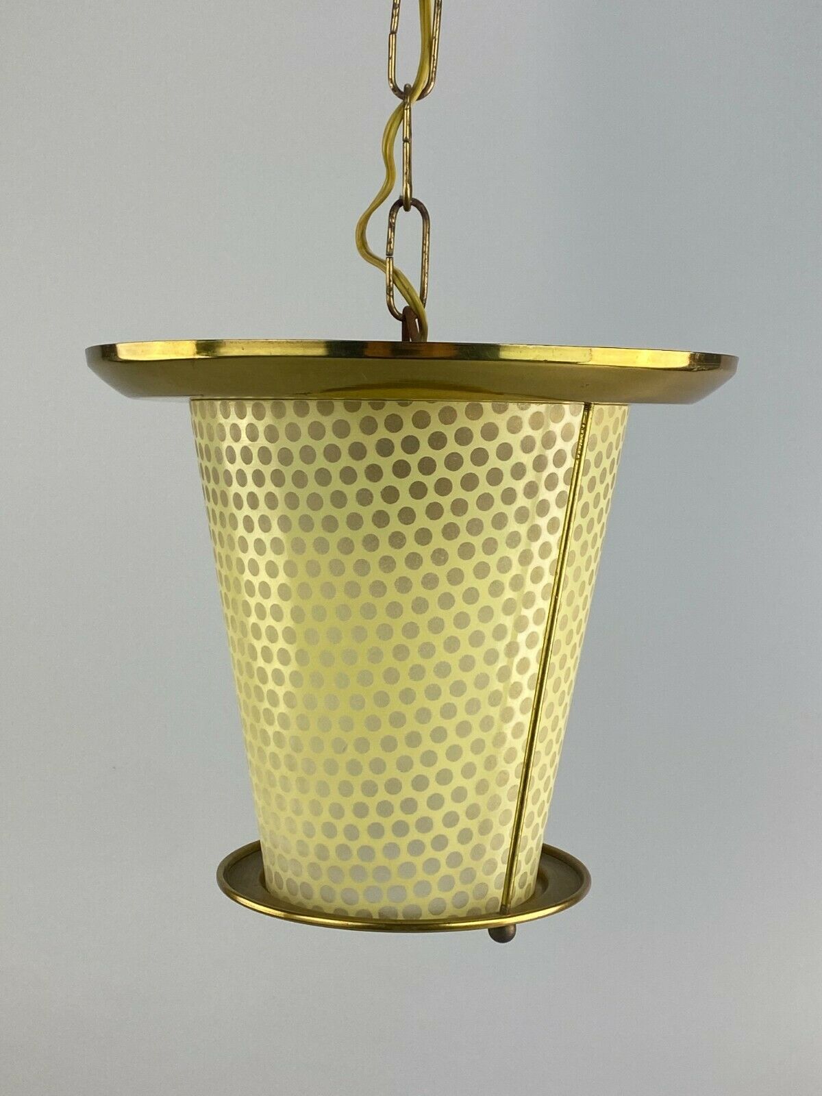 50s 60s lamp light ceiling lamp Mid Century brass design 50s 60s