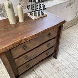 Solid elm aranjou chest of drawers