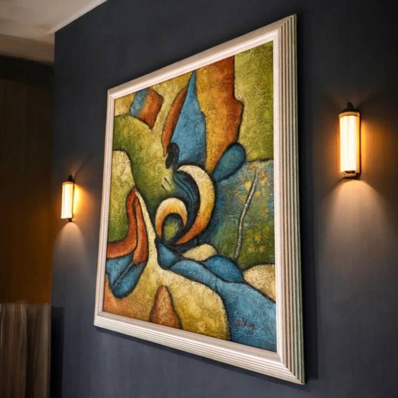 Two mid-20th century paintings by B. Long