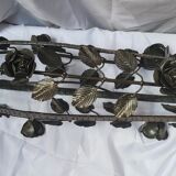 Art deco chandelier from the 1930s in metal