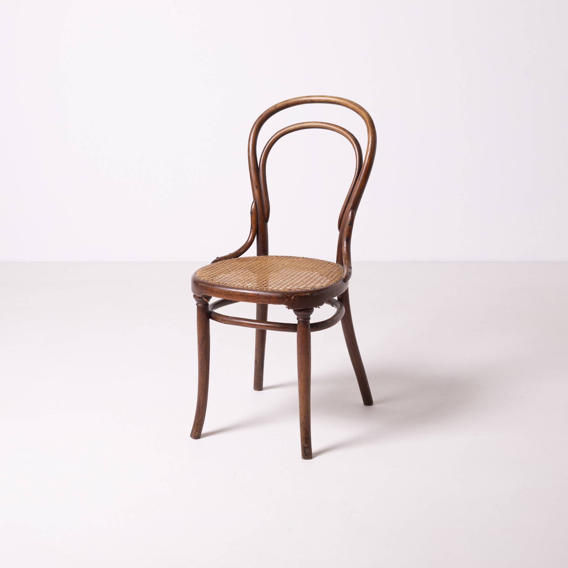 Antique Thonet 14 variation bentwood cane chair, Austria, circa 1900