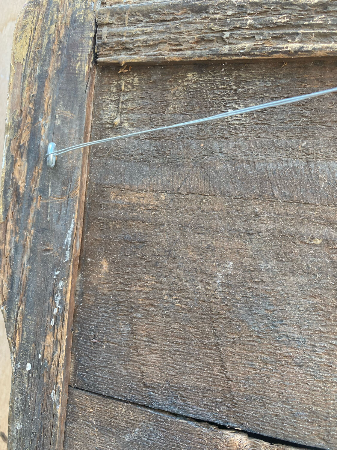 Miroir ancien bois doré