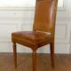 Set of 6 Art Deco carved walnut chairs, Circa 1920