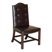 Fauteuil de bureau George Smith en cuir