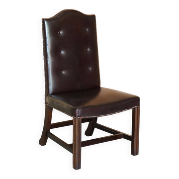 Fauteuil de bureau George Smith en cuir
