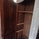 Old cabinet 18th century painted patinated