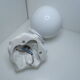 Wall light white ball