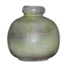 Blue-green rounded vase