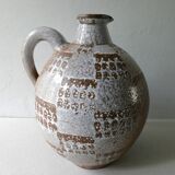 Vase en grès émaillé de Joël Baudouin années 60