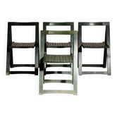 Four ‚Trieste‘ Folding Chairs by Aldo Jacober for Alberto Bazzani | Italy 1
