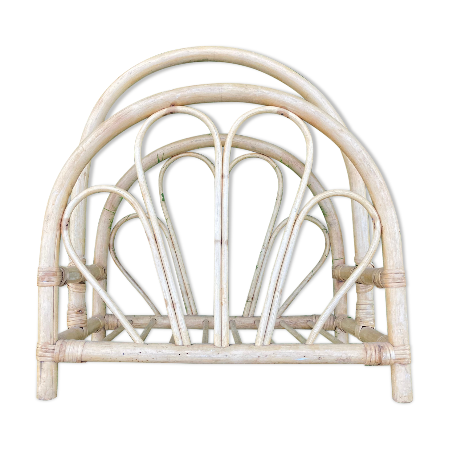 Panier à bois en rotin