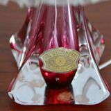 Lampe de table en cristal Val St-Lambert Belgique vintage 1960