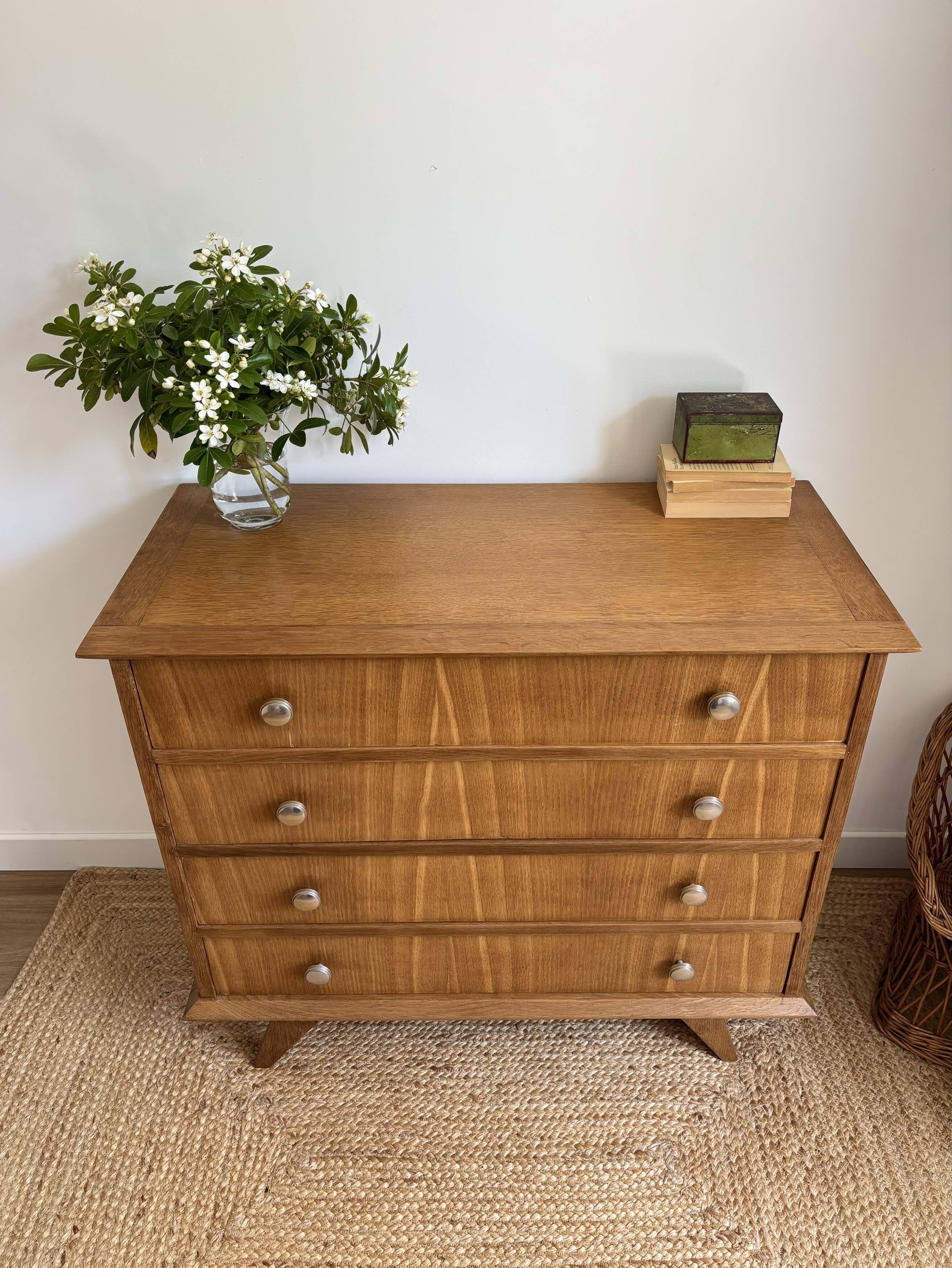 Vintage Scandinavian design commode from the 1950s.