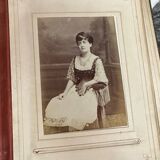 Collection of 39 photographs of singers, actresses, and gymnasts between 1870 and 1880.