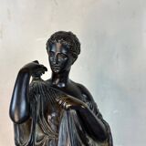 Diane de Gabies, black patinated bronze after the antique