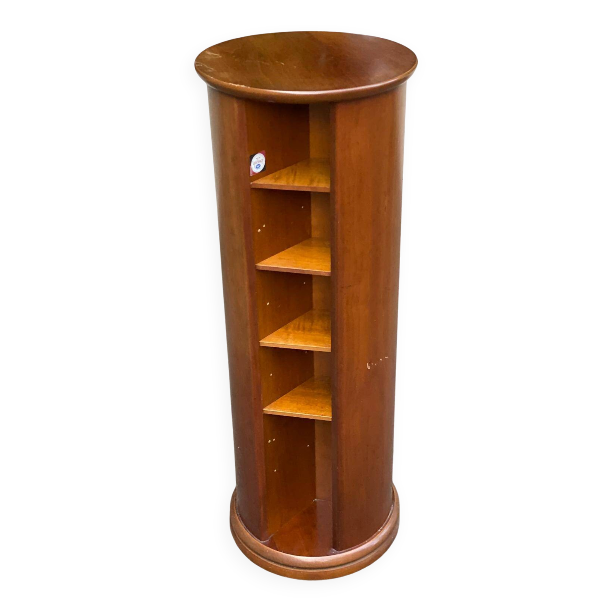 Rotating wooden stool 100cm made in France