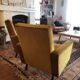 2 Vintage Velvet Armchairs