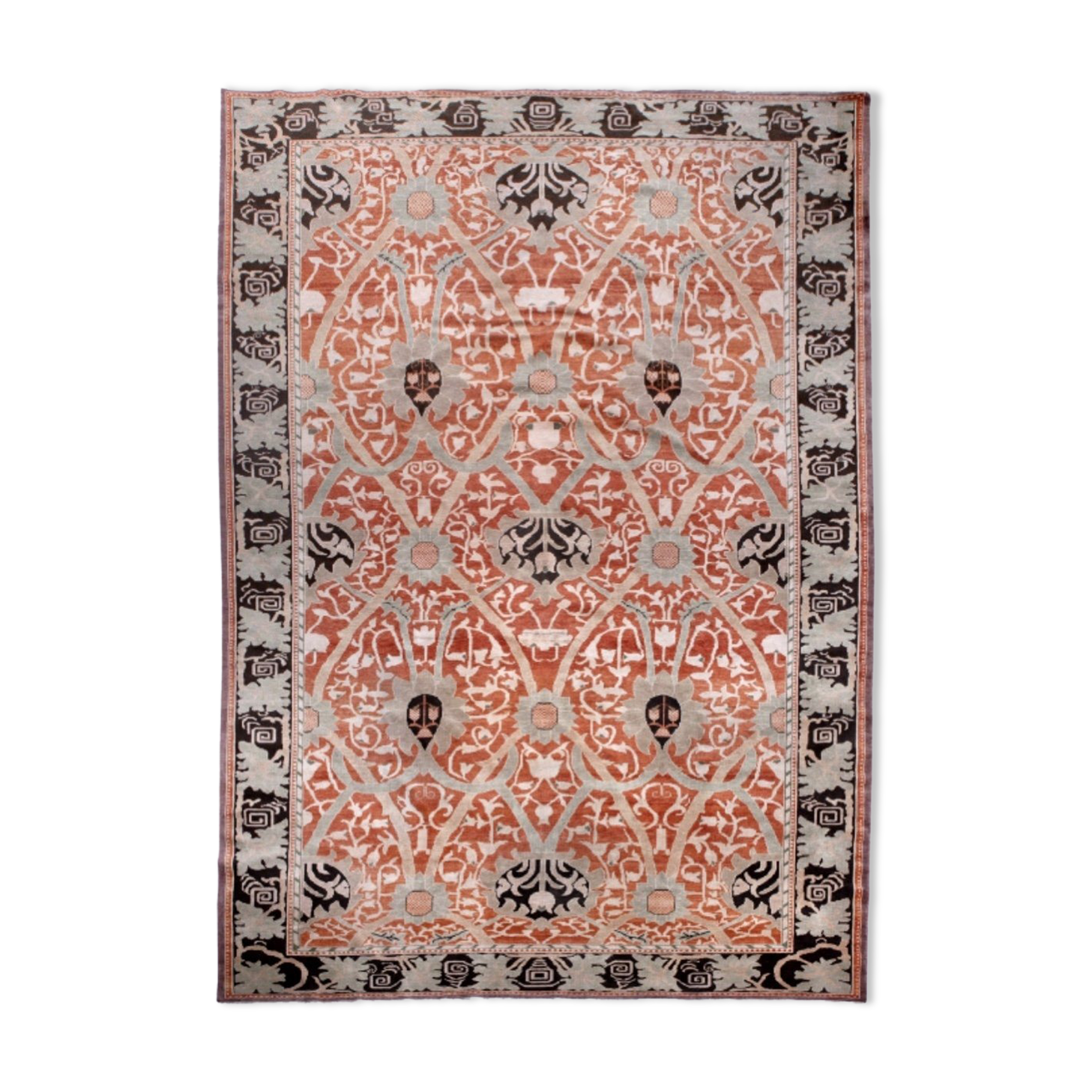 Indian floral carpet after william morris