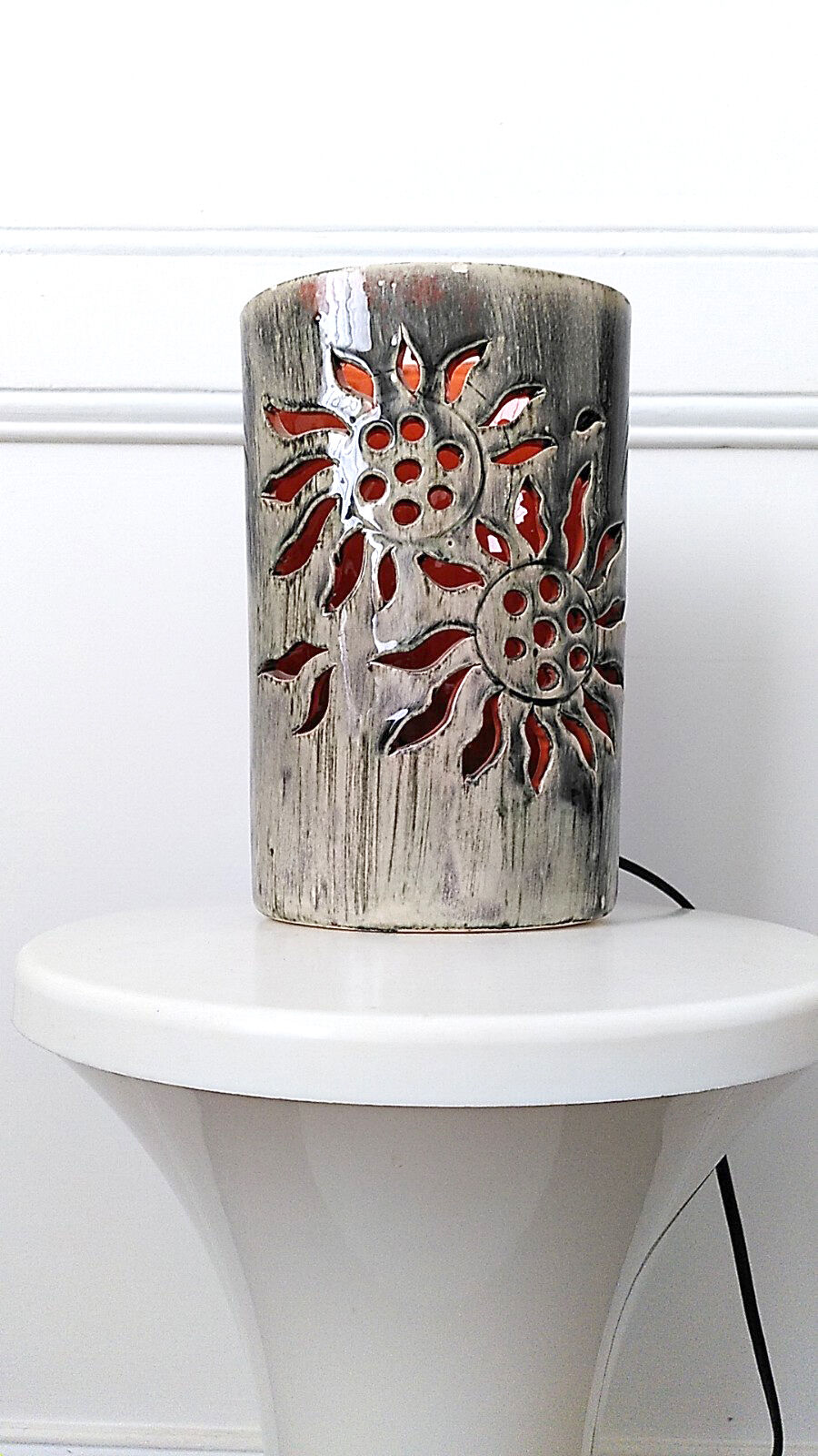 Vallauris ceramic lamp