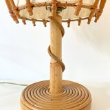 Louis Sognot rattan lamp
