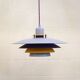 Colorful Danish Pendant Lamp by Belid – 1980s
