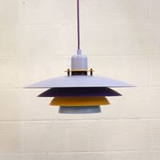 Colorful Danish Pendant Lamp by Belid – 1980s