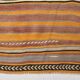 Orange Green Striped Pattern Vintage Runner Rug, 69x325Cm