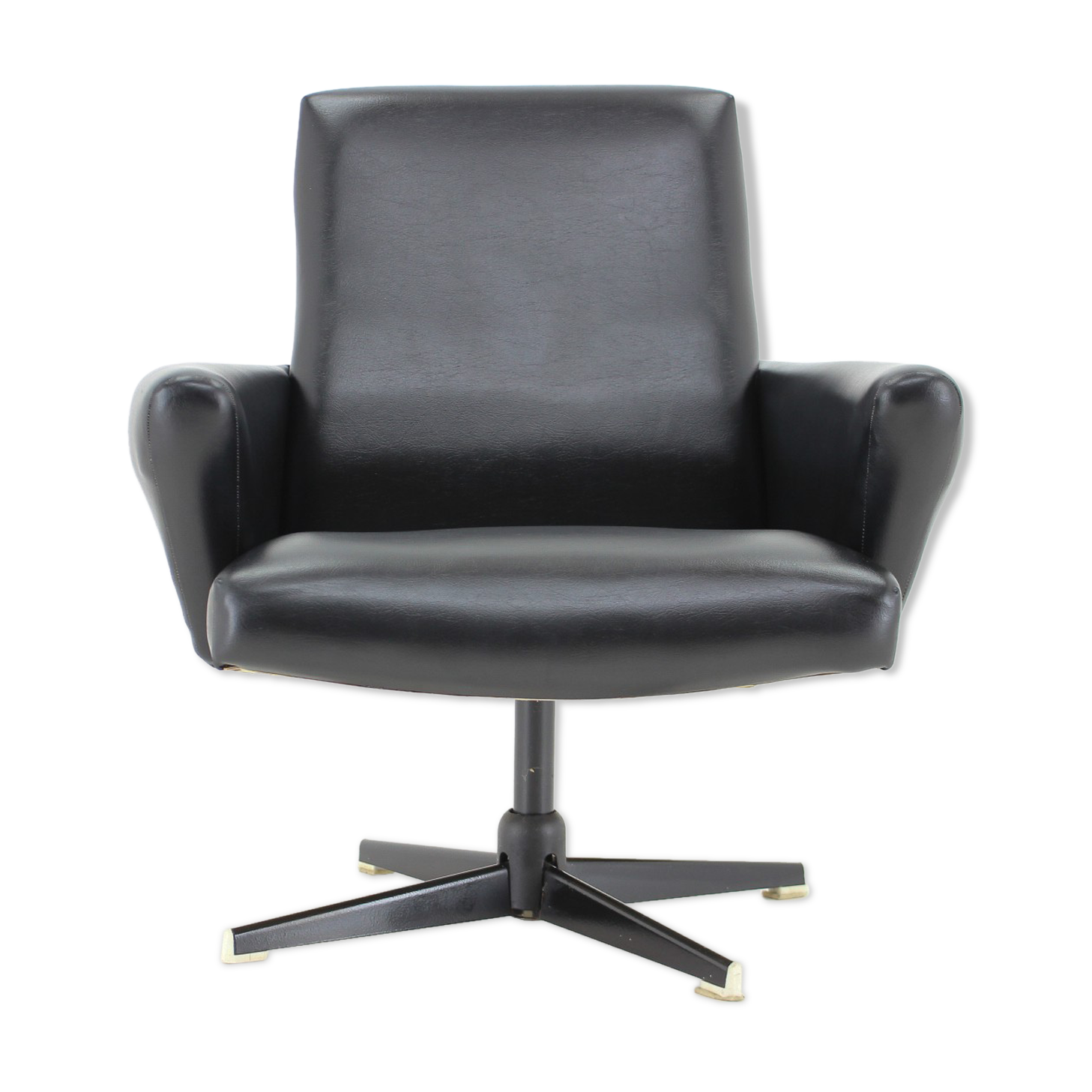 1970's Swivel Armchair, Czechoslovakia