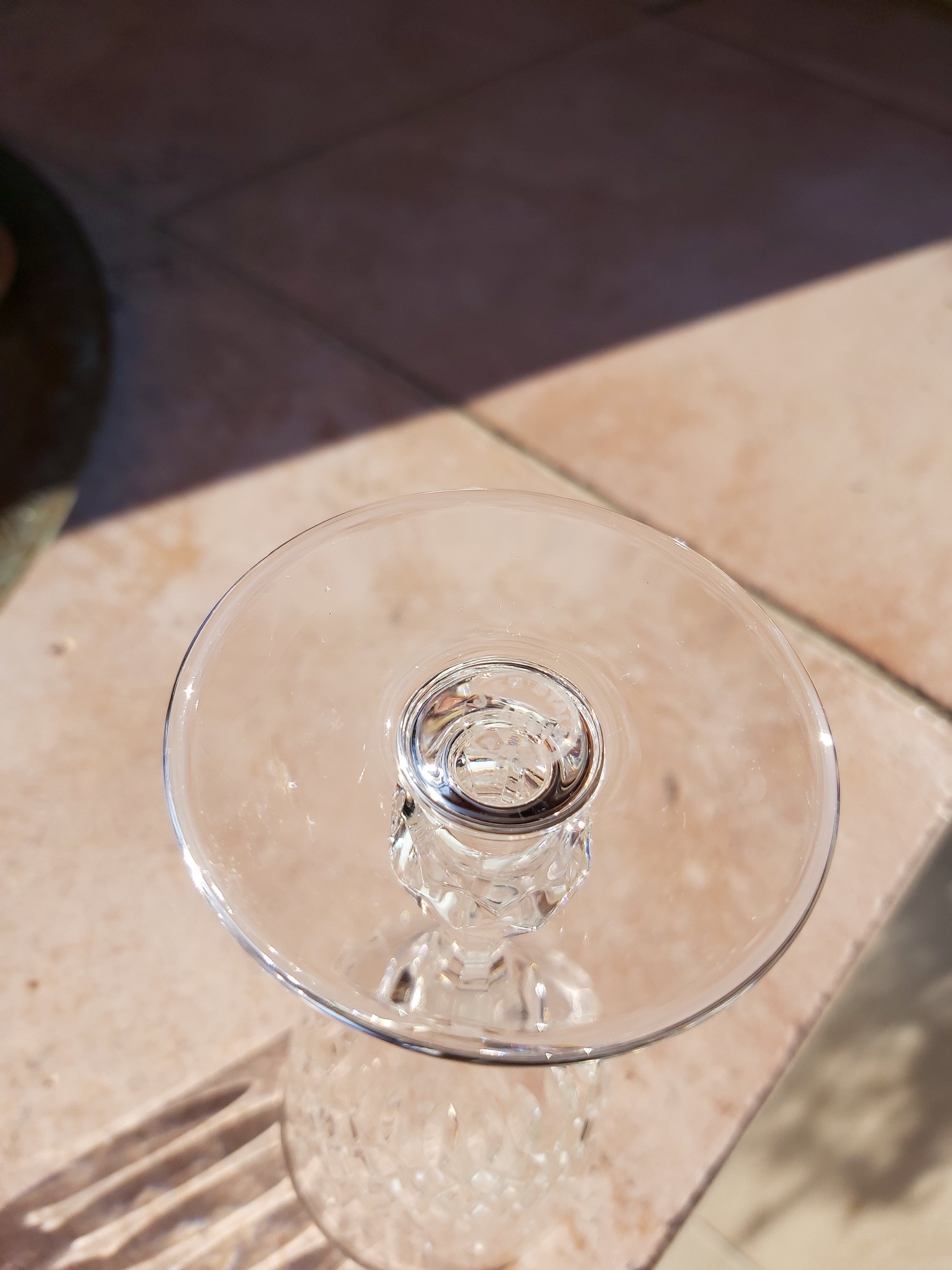 4 verres à vin cristal Saint Louis modèle Messine