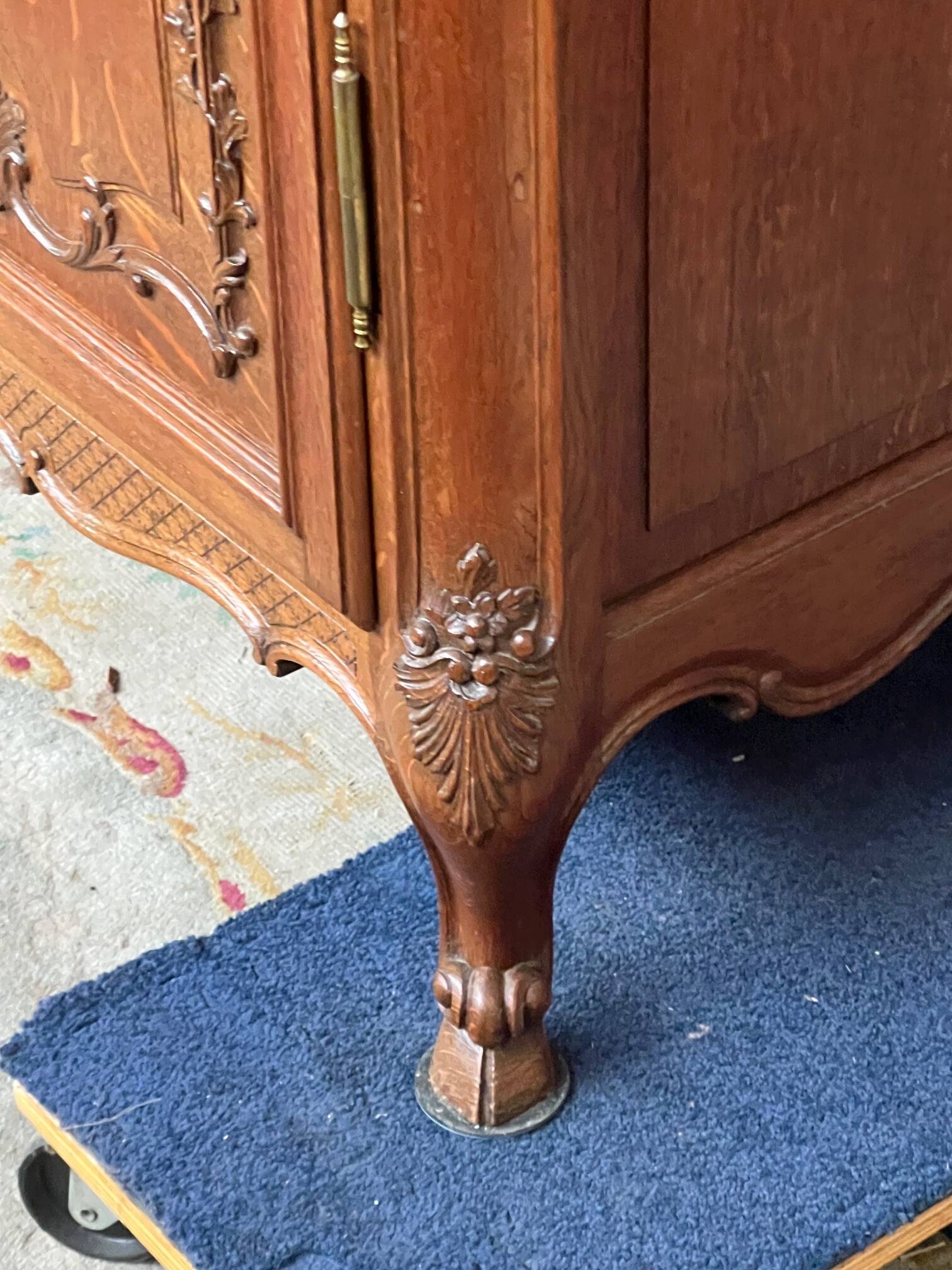 Regency style display cabinet.