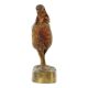 Statue de faisan en bronze doré, XIXe siècle