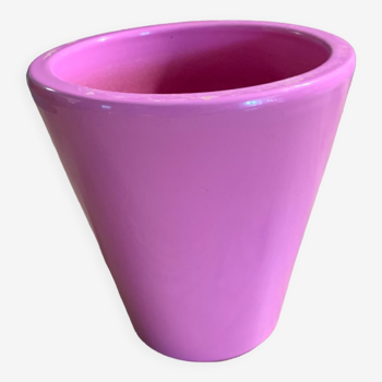 Vase rose en céramique