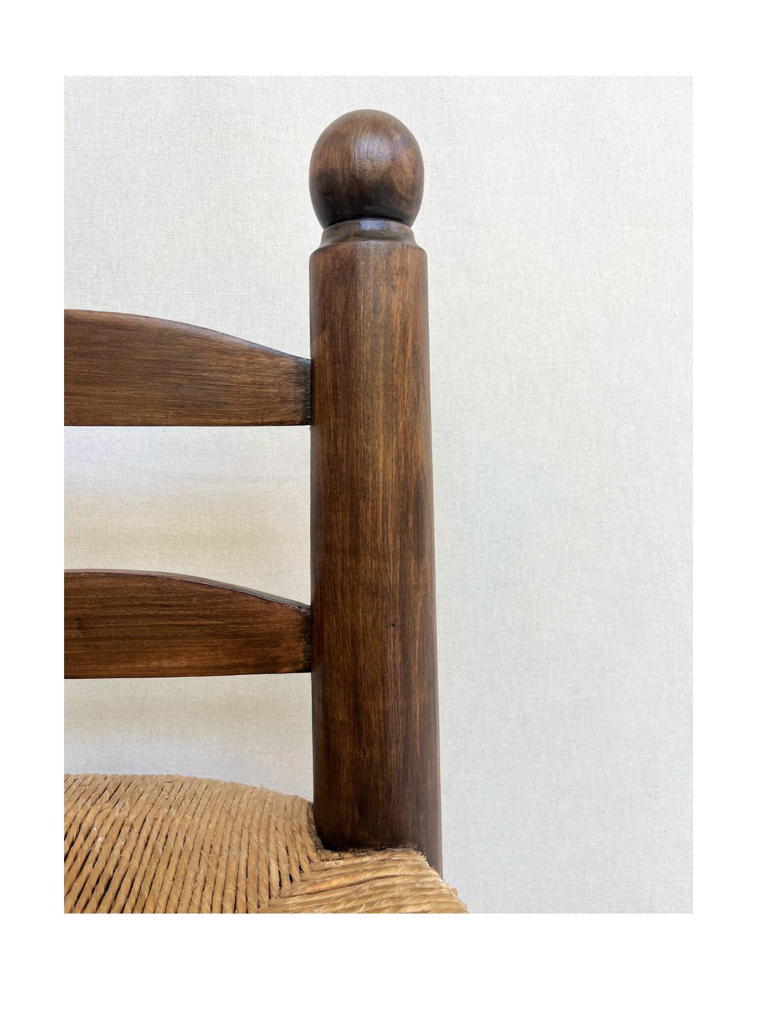 Brutalist chair by Charles Dudouyt