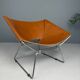 Pierre Paulin AP-14 cognac leather armchair for A. Polak, 1955
