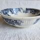 Large antique English basin A.B & Co May pattern – flow blue floral