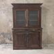 Solid wood display cabinet