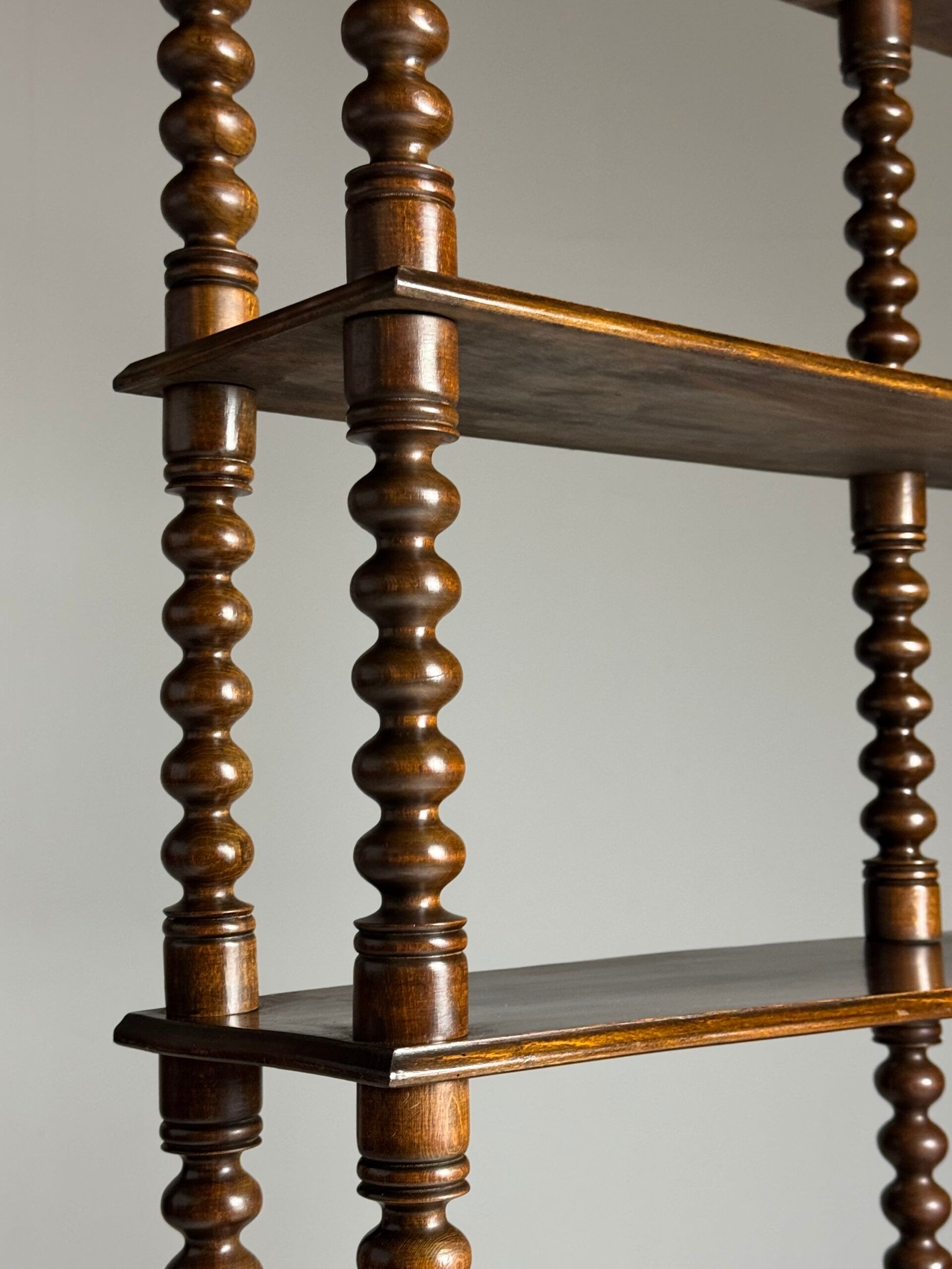 Bobbin bookcase / French antique bookshelf