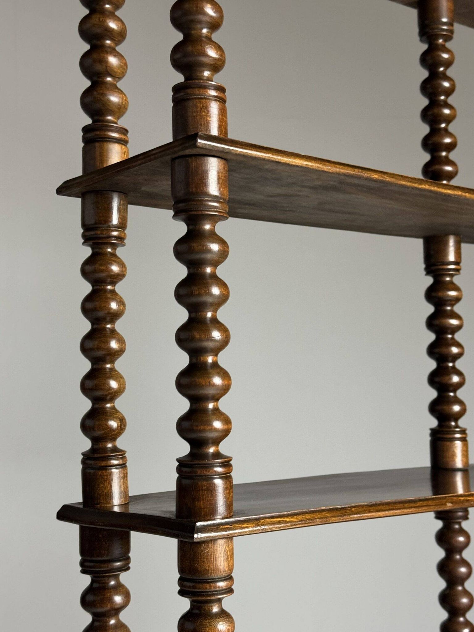 Bobbin bookcase / French antique bookshelf