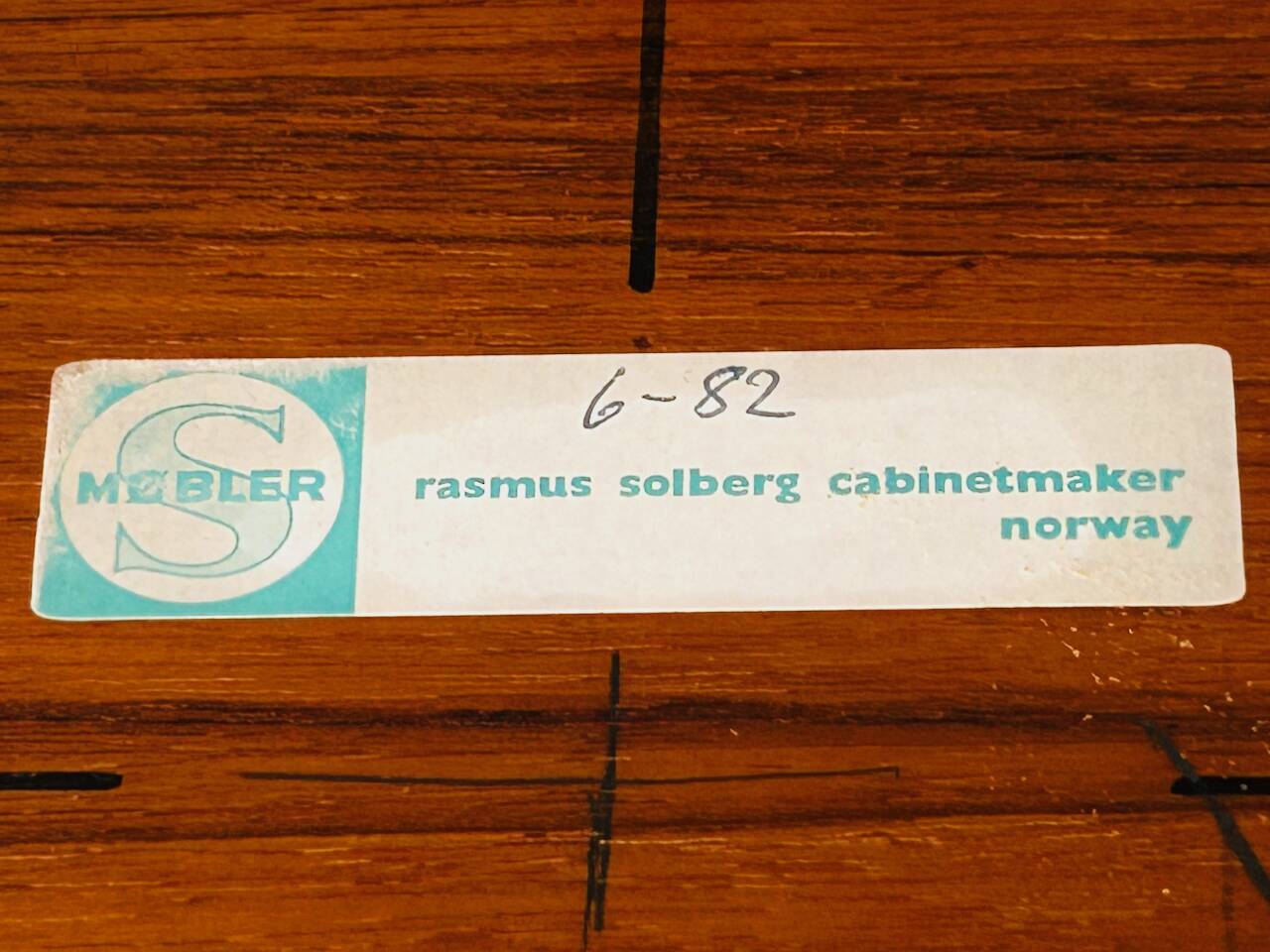 Table basse par Arne Halvorsen pour Rasmus Solberg Møbelverksted