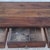 19th century walnut table
