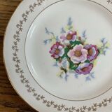 Digoin Sarreguemines plate plate in earthenware
