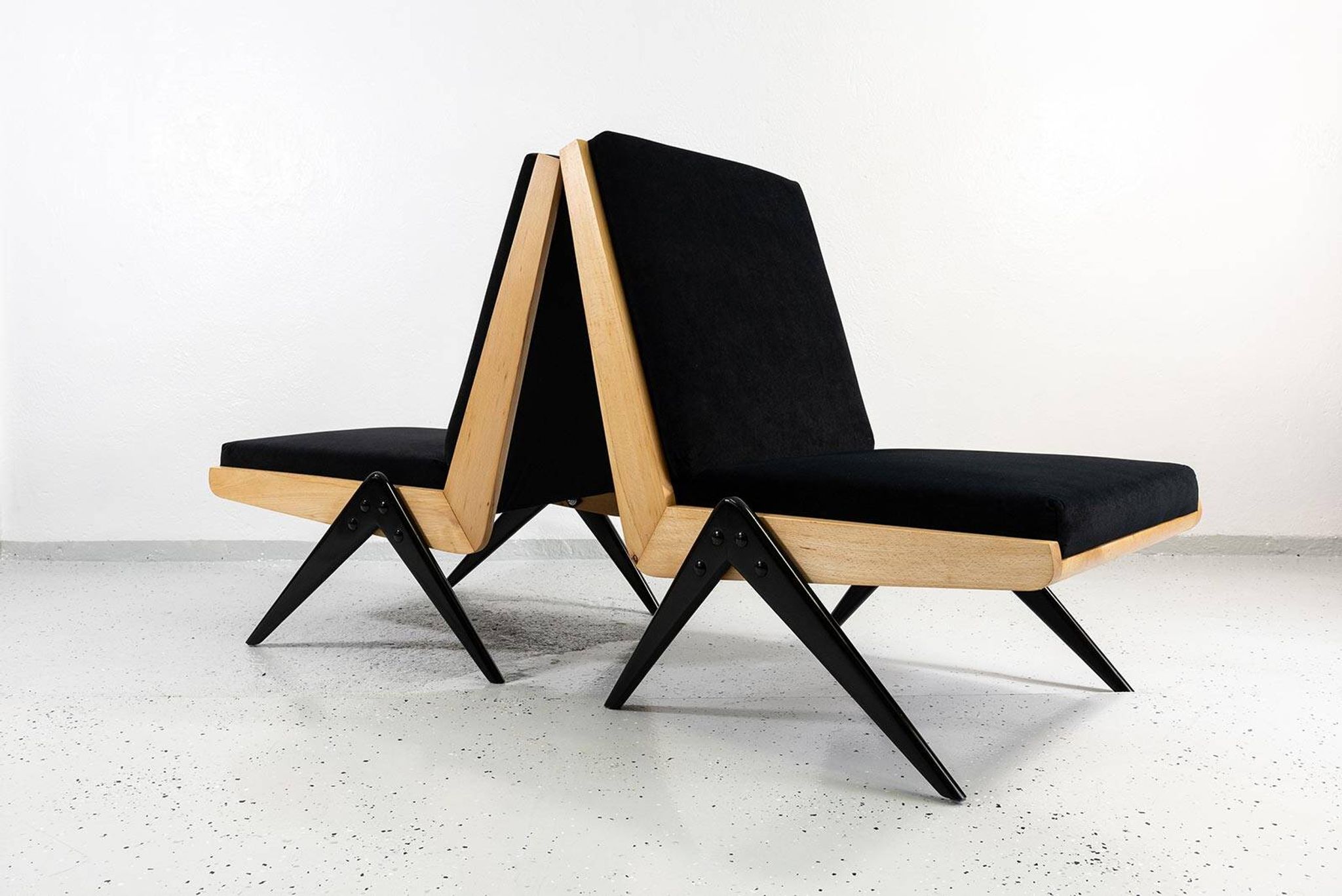 Modernist Chairs, Type 1312 By Slupskie Furniture Factory, Poland, 1960s
