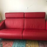 Steiner leather sofa 2/3 seater