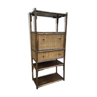 Rattan writing desk