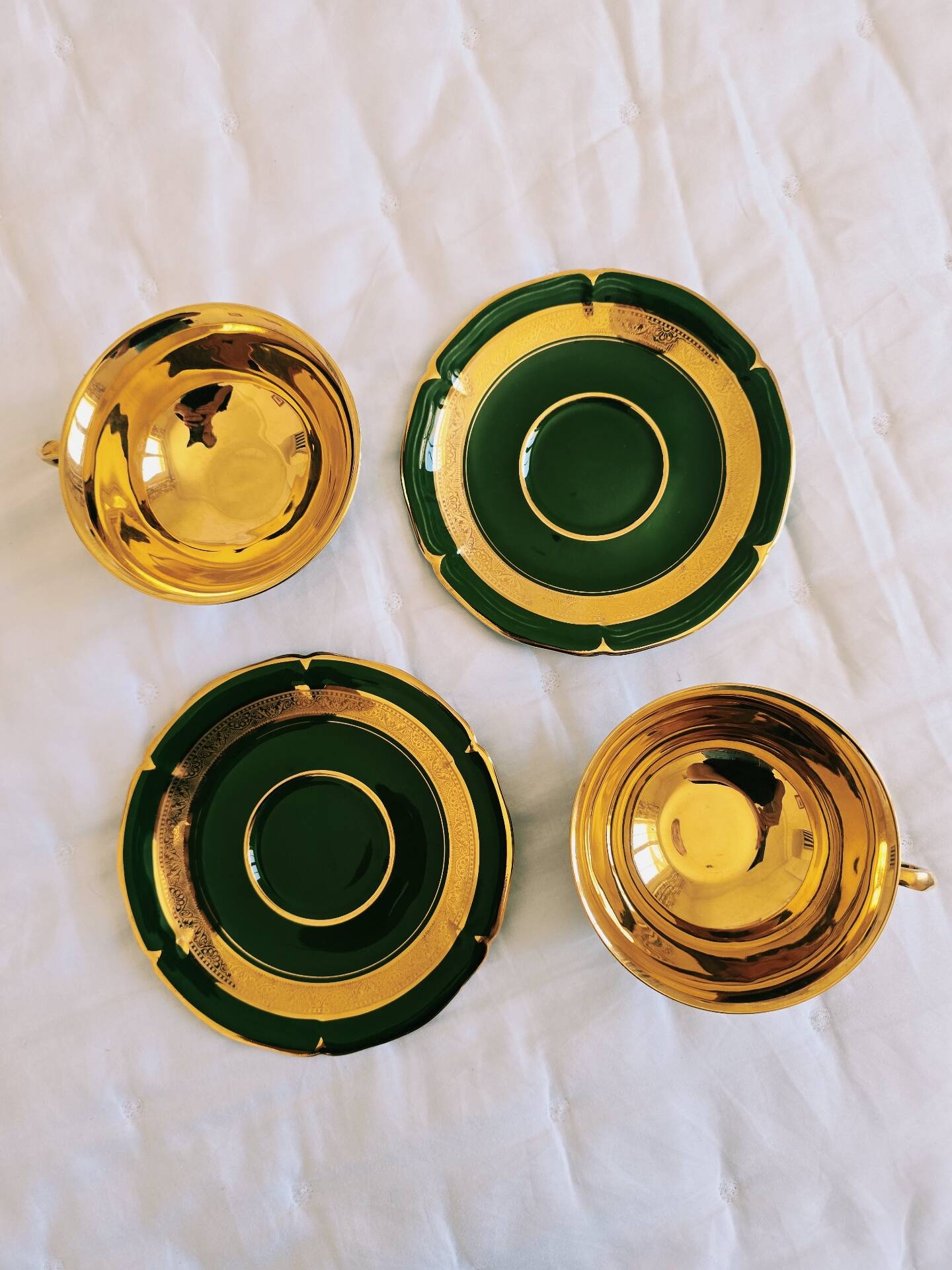 Pair of cups Lengle Limoges France