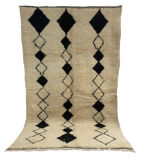 Handmade Moroccan Berber carpet 250 x 146 CM